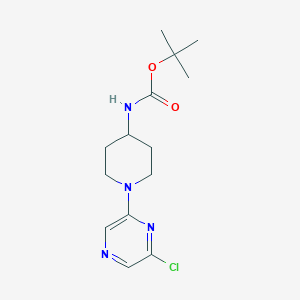 Tert-butyl 1-(6-chloropyrazin-2-yl)piperidin-4-ylcarbamate