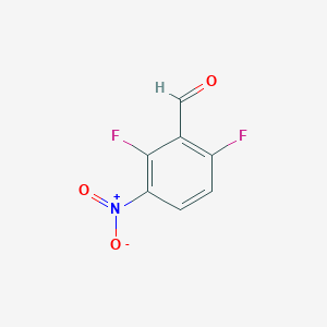 molecular formula C7H3F2NO3 B3031646 2,6-Difluoro-3-nitrobenzaldehyde CAS No. 606966-11-4