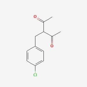 3-[(4-Chlorophenyl)methyl]pentane-2,4-dione