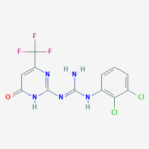 N-(2,3-Dichlorophenyl)-N'-[4-hydroxy-6-(trifluoromethyl)pyrimidin-2-yl]guanidine