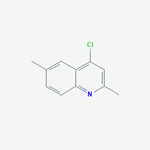 molecular formula C11H10ClN B3031691 4-Chloro-2,6-dimethylquinoline CAS No. 6270-08-2