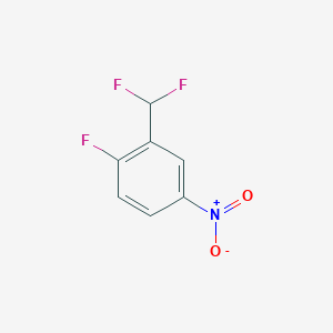 molecular formula C7H4F3NO2 B3031712 2-(Difluoromethyl)-1-fluoro-4-nitrobenzene CAS No. 63878-71-7