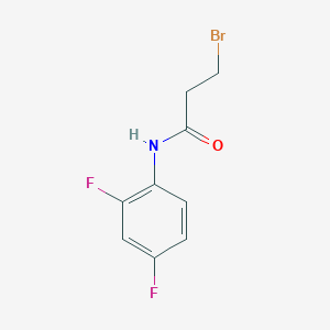3-bromo-N-(2,4-difluorophenyl)propanamide
