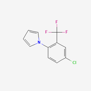 1-[4-Chloro-2-(trifluoromethyl)phenyl]pyrrole