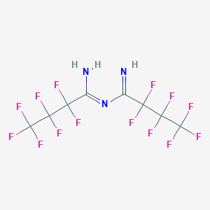 (1Z)-2,2,3,3,4,4,4-Heptafluoro-N'-(2,2,3,3,4,4,4-heptafluorobutanimidoyl)butanimidamide