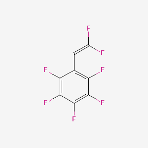 B3031734 Benzene, (2,2-difluoroethenyl)pentafluoro- CAS No. 653-19-0