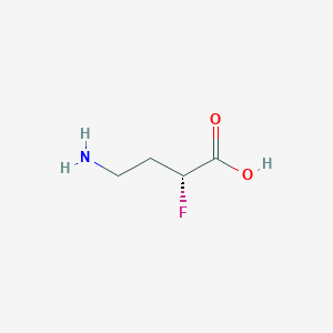 Butanoic acid, 4-amino-2-fluoro-, (R)-