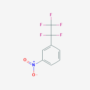 B3031739 1-Nitro-3-(pentafluoroethyl)benzene CAS No. 656-84-8