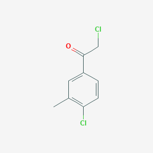 molecular formula C9H8Cl2O B3031740 4-Chloro-3-methylphenacyl chloride CAS No. 65610-03-9