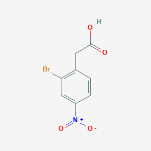 molecular formula C8H6BrNO4 B3031759 2-(2-Bromo-4-nitrophenyl)acetic acid CAS No. 66949-40-4