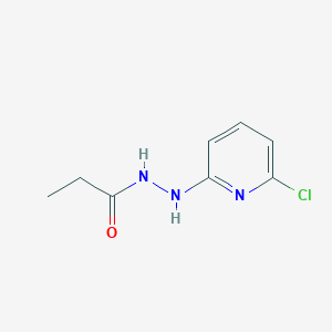 molecular formula C8H10ClN3O B3031760 N'-(6-chloropyridin-2-yl)propanehydrazide CAS No. 66999-52-8