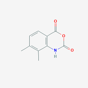 molecular formula C10H9NO3 B3031772 7,8-Dimethyl-2H-3,1-benzoxazine-2,4(1H)-dione CAS No. 67943-96-8