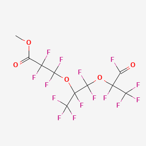 molecular formula C10H3F15O5 B3031787 Methyl perfluoro(8-(fluoroformyl)-5-methyl-4,7-dioxanonanoate) CAS No. 69116-73-0