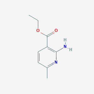 molecular formula C9H12N2O2 B3031802 Ethyl 2-amino-6-methylnicotinate CAS No. 70959-85-2