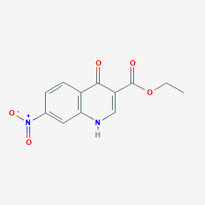molecular formula C12H10N2O5 B3031815 ethyl 7-nitro-4-oxo-1,4-dihydroquinoline-3-carboxylate CAS No. 7248-88-6