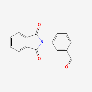 molecular formula C16H11NO3 B3031820 2-(3-Acetylphenyl)isoindole-1,3-dione CAS No. 72801-61-7