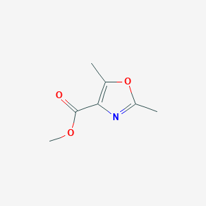 molecular formula C7H9NO3 B3031826 Methyl 2,5-dimethyloxazole-4-carboxylate CAS No. 73537-07-2