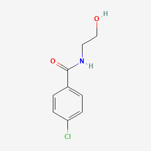 molecular formula C9H10ClNO2 B3031833 4-Chloro-N-(2-hydroxyethyl)benzamide CAS No. 7400-54-6