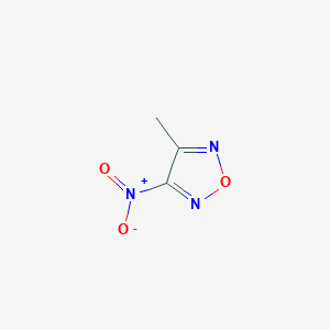 molecular formula C3H3N3O3 B3031853 3-Methyl-4-nitro-1,2,5-oxadiazole CAS No. 77666-53-6