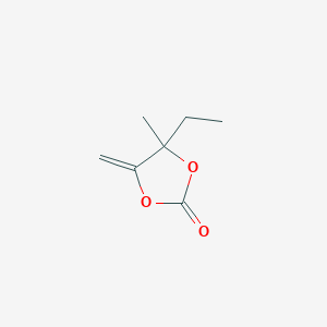 molecular formula C7H10O3 B3031875 4-Ethyl-4-methyl-5-methylidene-1,3-dioxolan-2-one CAS No. 80956-52-1