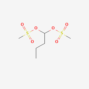 molecular formula C6H14O6S2 B3031877 Butane-1,1-diyl dimethanesulfonate CAS No. 81495-76-3