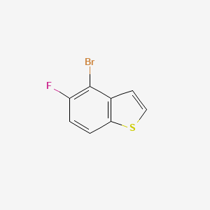 molecular formula C8H4BrFS B3031885 4-Bromo-5-fluoro-1-benzothiophene CAS No. 826995-66-8