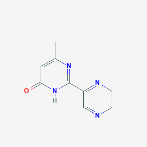 molecular formula C9H8N4O B3031894 4-Hydroxy-6-methyl-2-(2-pyrazinyl)pyrimidine CAS No. 83551-41-1