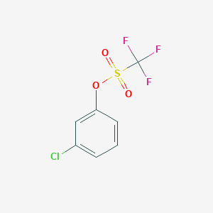 molecular formula C7H4ClF3O3S B3031917 3-Chlorophenyl trifluoromethanesulfonate CAS No. 86364-03-6