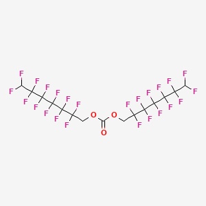molecular formula C15H6F24O3 B3031921 Bis(2,2,3,3,4,4,5,5,6,6,7,7-dodecafluoroheptyl) carbonate CAS No. 866-05-7
