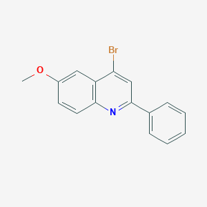 molecular formula C16H12BrNO B3031935 4-Bromo-6-methoxy-2-phenylquinoline CAS No. 876491-31-5