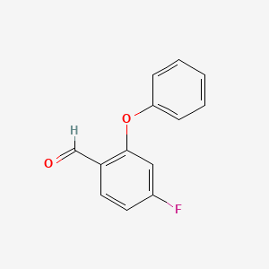molecular formula C13H9FO2 B3031947 4-Fluoro-2-phenoxybenzaldehyde CAS No. 887267-45-0