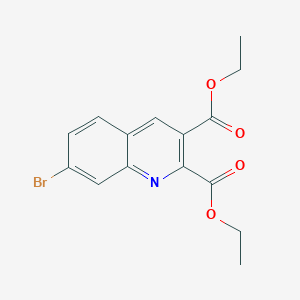 molecular formula C15H14BrNO4 B3031961 Diethyl 7-bromoquinoline-2,3-dicarboxylate CAS No. 892874-41-8