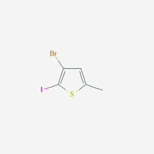 molecular formula C5H4BrIS B3031970 3-Bromo-2-iodo-5-methylthiophene CAS No. 89556-08-1