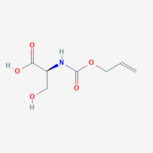 L-Serine, N-[(2-propenyloxy)carbonyl]-