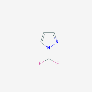 molecular formula C4H4F2N2 B3031982 1-(difluoromethyl)-1H-pyrazole CAS No. 908014-77-7