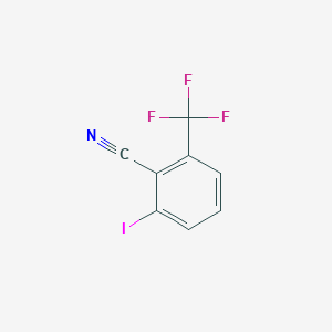 molecular formula C8H3F3IN B3031992 2-Iodo-6-(trifluoromethyl)benzonitrile CAS No. 914637-37-9