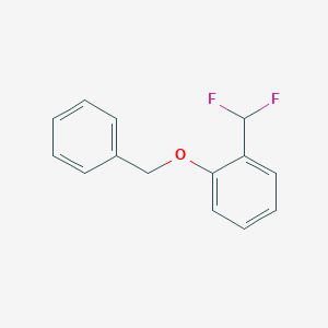 molecular formula C14H12F2O B3031993 1-(Benzyloxy)-2-(difluoromethyl)benzene CAS No. 915799-68-7