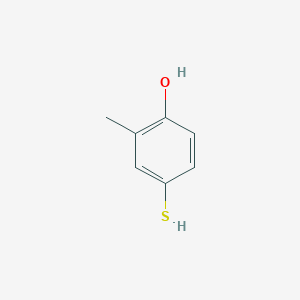 molecular formula C7H8OS B030320 4-Mercapto-2-methylphenol CAS No. 32281-01-9