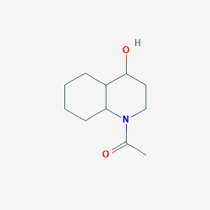 molecular formula C11H19NO2 B3032001 1-Acetyl-4-hydroxydecahydroquinoline CAS No. 92244-71-8