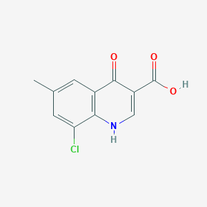 molecular formula C11H8ClNO3 B3032008 8-Chloro-4-hydroxy-6-methylquinoline-3-carboxylic acid CAS No. 927800-99-5