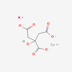 molecular formula C6H5CoKO7 B3032024 Cobalt(2+) potassium 2-hydroxypropane-1,2,3-tricarboxylate CAS No. 94266-16-7