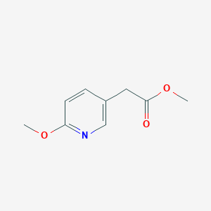 molecular formula C9H11NO3 B3032025 Methyl 2-(6-methoxypyridin-3-yl)acetate CAS No. 943541-27-3