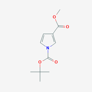molecular formula C11H15NO4 B3032033 1-tert-Butyl 3-methyl 1H-pyrrole-1,3-dicarboxylate CAS No. 952182-27-3