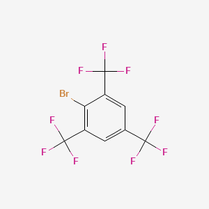 molecular formula C9H2BrF9 B3032037 2-Bromo-1,3,5-tris(trifluoromethyl)benzene CAS No. 95606-57-8