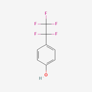 molecular formula C8H5F5O B3032039 Phenol, 4-(pentafluoroethyl)- CAS No. 95881-25-7