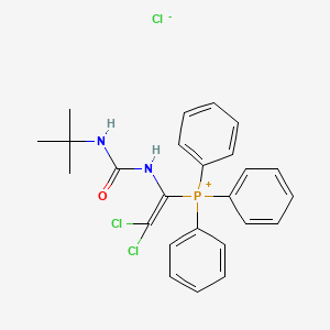 (1-(3-(tert-Butyl)ureido)-2,2-dichlorovinyl)triphenylphosphonium chloride
