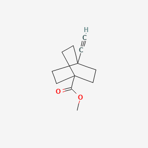 molecular formula C12H16O2 B3032041 Methyl 4-ethynylbicyclo[2.2.2]octane-1-carboxylate CAS No. 96481-32-2