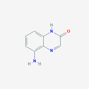 molecular formula C8H7N3O B3032048 5-Aminoquinoxalin-2(1H)-one CAS No. 1002129-56-7