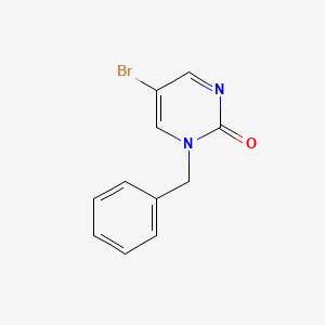 molecular formula C11H9BrN2O B3032080 1-Benzyl-5-bromopyrimidin-2(1H)-one CAS No. 103594-68-9