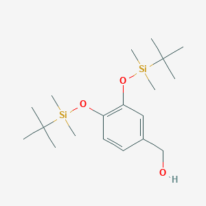 molecular formula C19H36O3Si2 B3032081 3,4-Bis[(tert-butyldimethylsilyl)oxy]benzyl Alcohol CAS No. 1036243-79-4